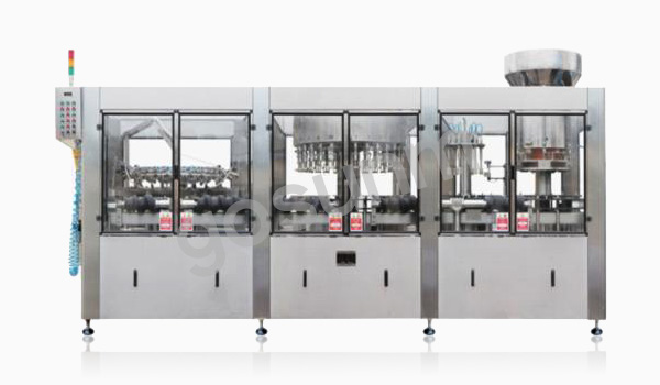 沖瓶、灌裝、充氮、打塞四聯(lián)機(jī)(負(fù)壓) 沖瓶、灌裝、充氮、打塞四聯(lián)機(jī)(負(fù)壓)